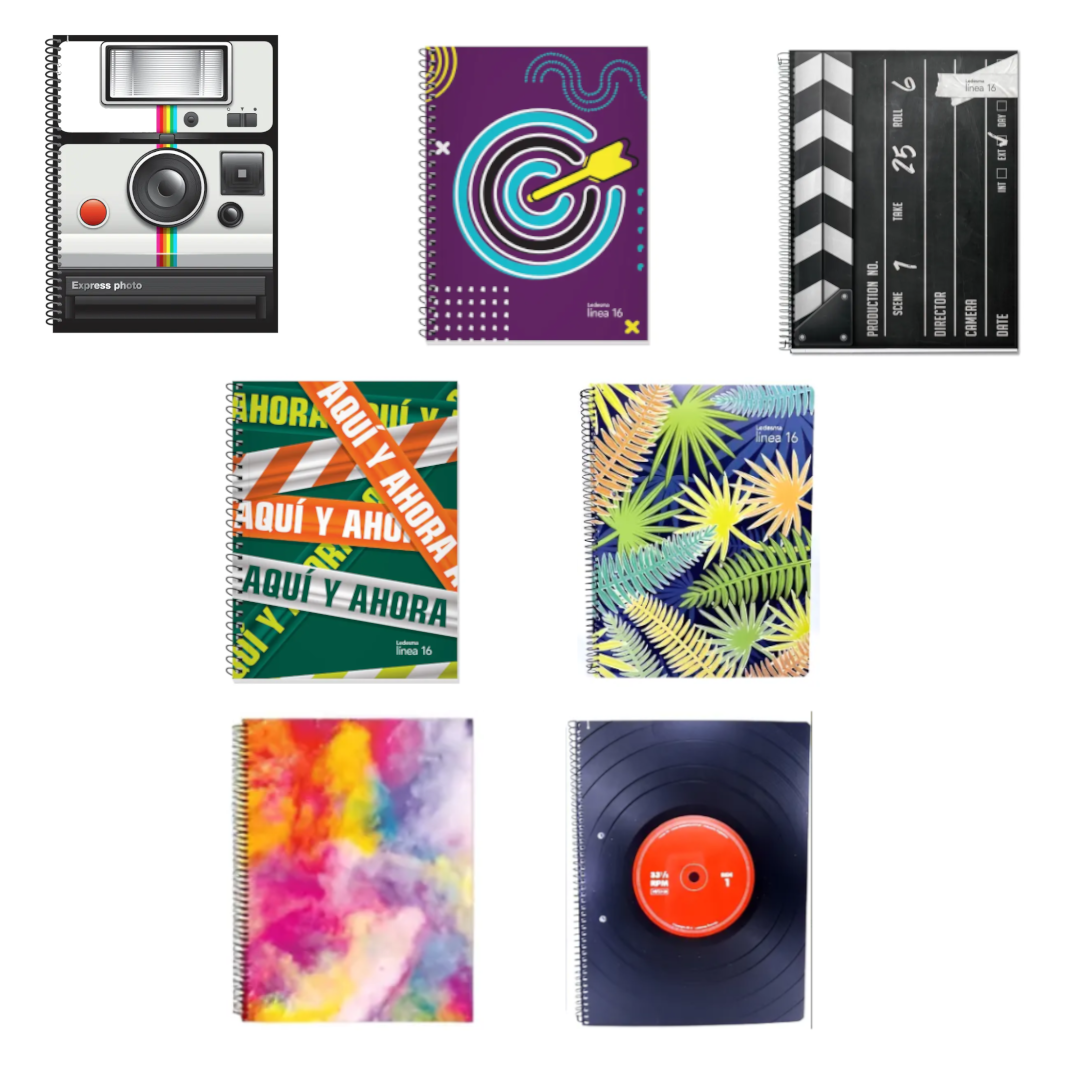 Cuaderno A4 Ledesma - Línea 16 - x84 hojas - Cuadriculado