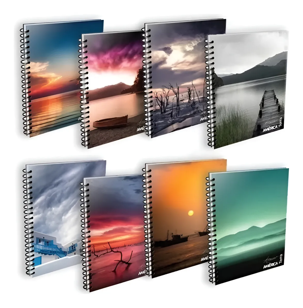 Cuaderno A4 América Terra CUADRICULADO x80 hojas