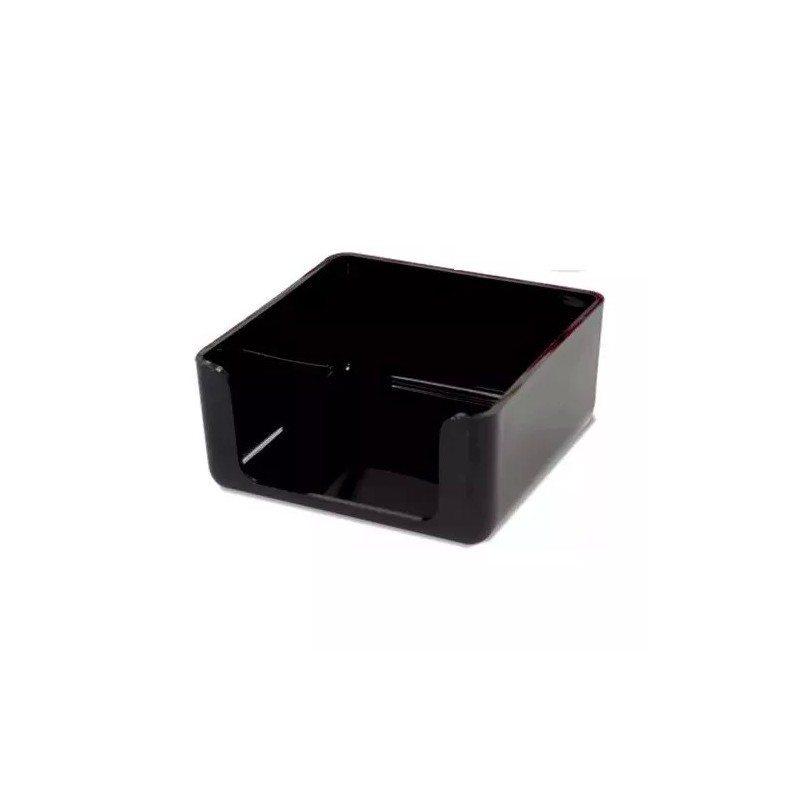 Portataco de plástico negro 9x9