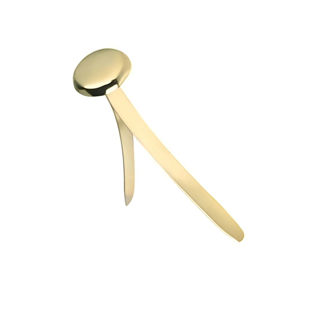 Broches dorados para expedientes x 100 - nro 12