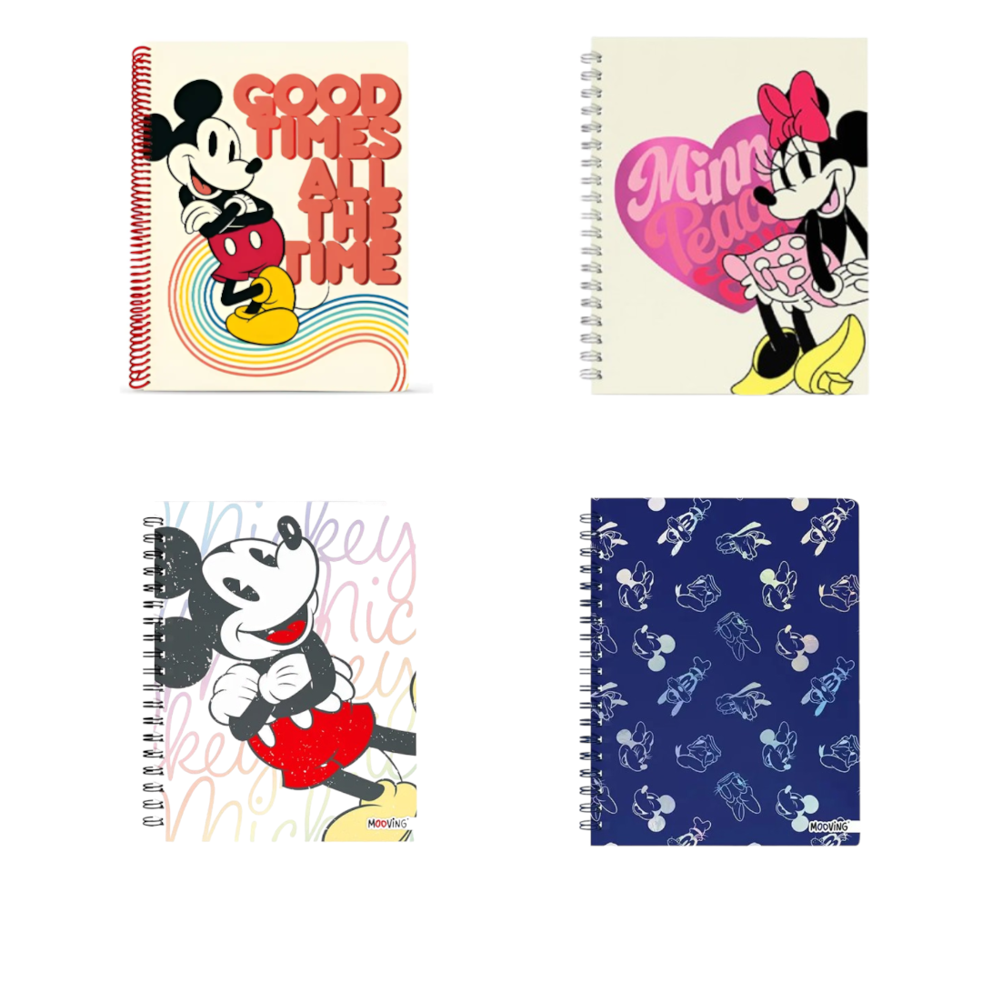 Cuaderno A5 Mooving - Mickey y sus amigos 1 - tapa dura