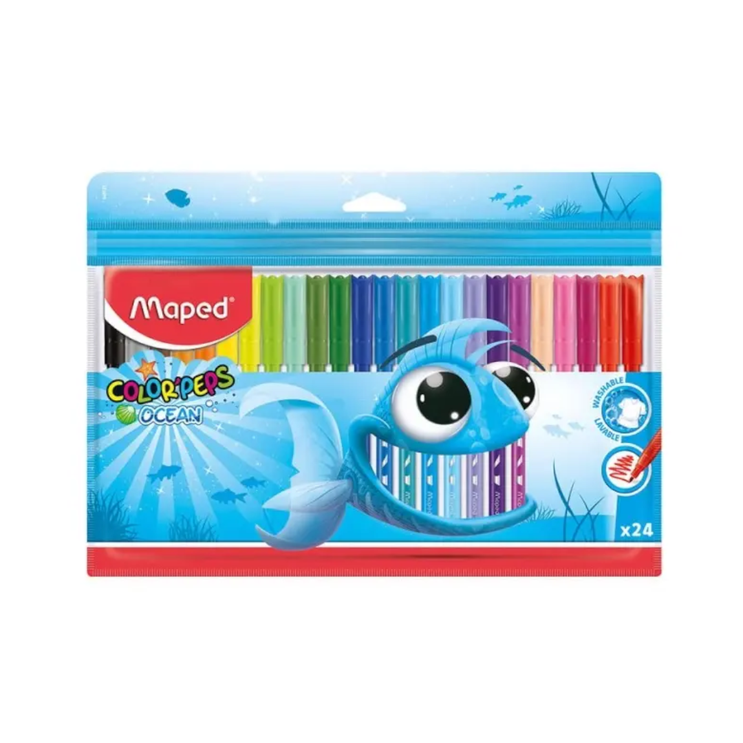 Marcadores de color Maped - Color Peps Ocean x 24